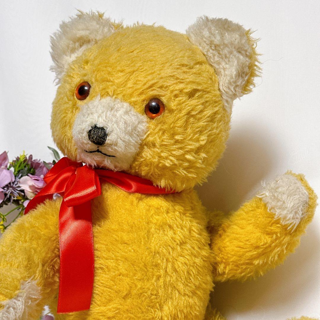 まんまる君 様✨希少✨❤️黄色いにっこりペディグリーベア❤️アンティークテディベア