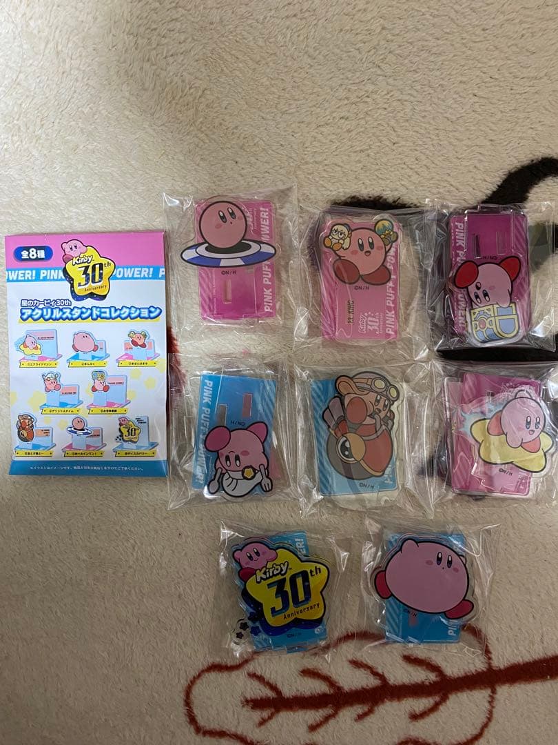 星のカービィ 30th アクリルスタンドコレクション　全8種類フルコンプセット