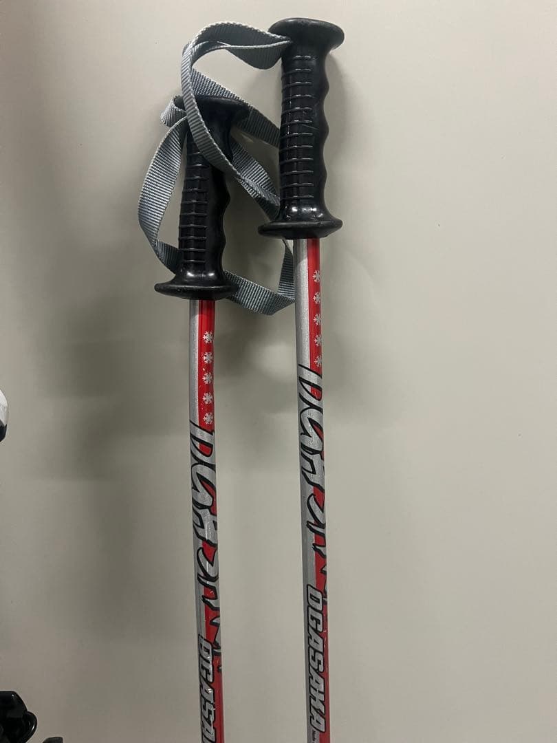 キッズスキーセット　ROSSIGNOL120cm、OGASAKA、SALOMON