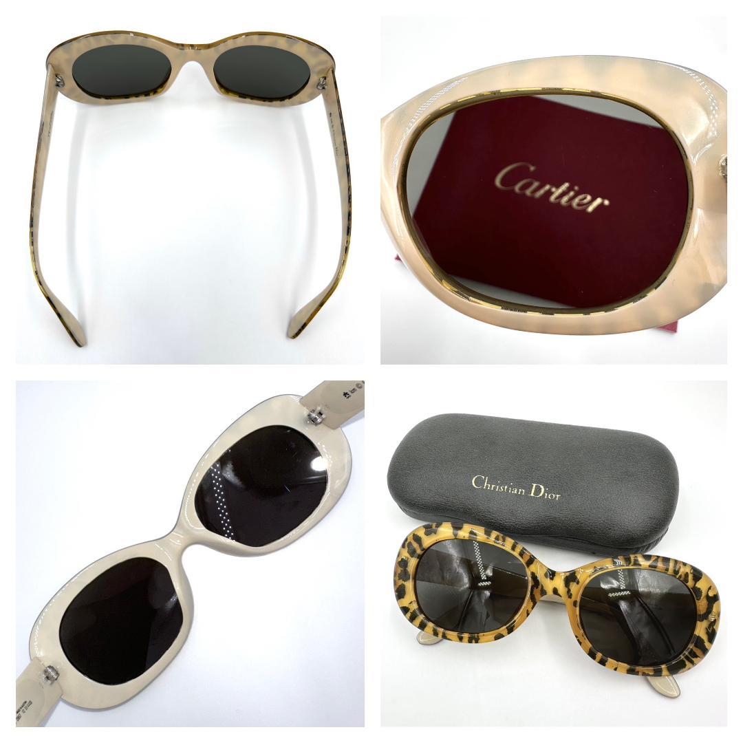 Christian Dior ディオール サングラス 度なし ケース付き