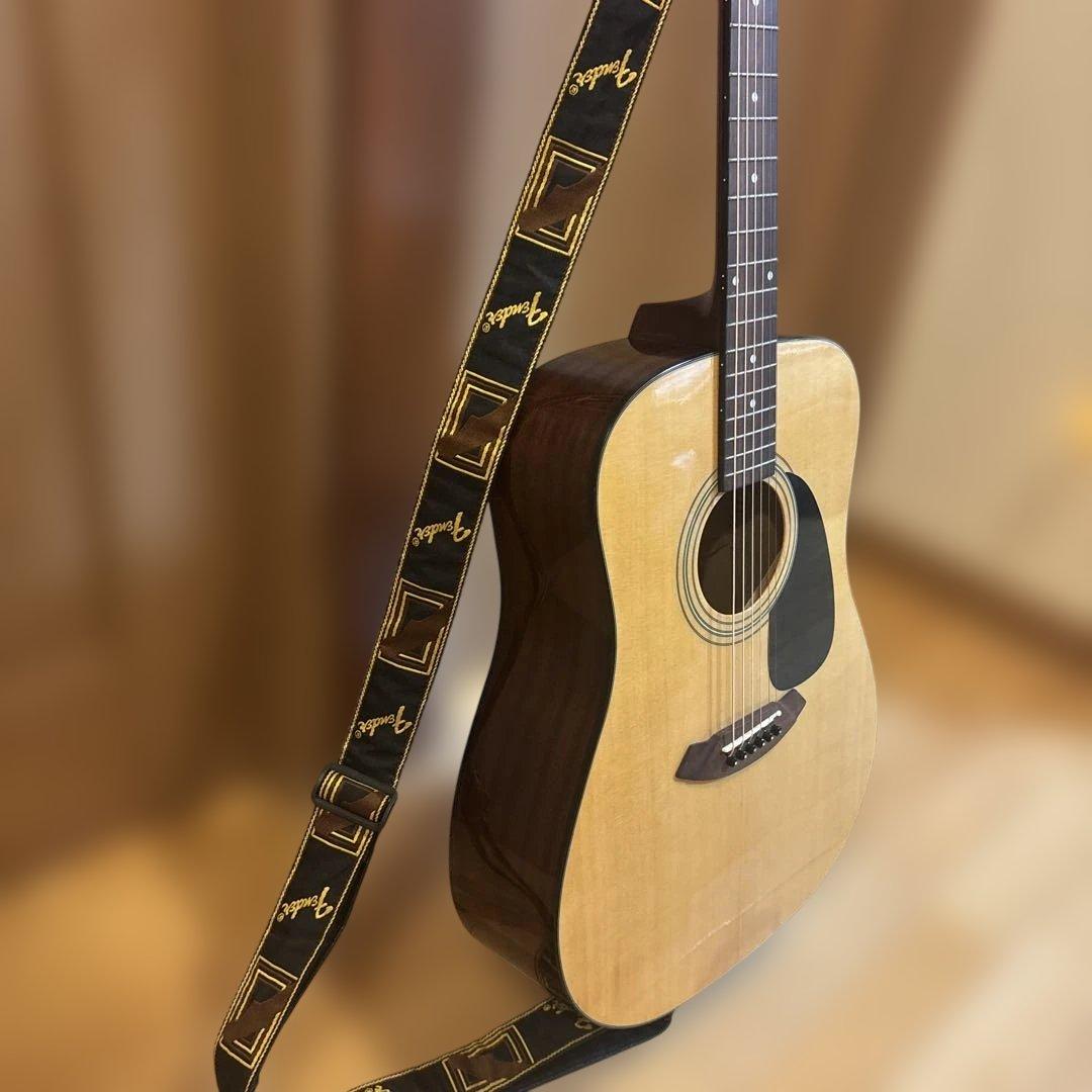 Fender CD-60 NAT アコースティックギター Fendeストラップ付