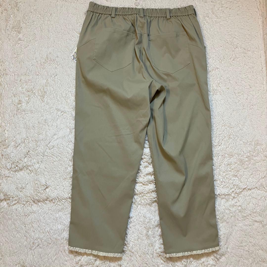 【新品未使用】yukiemon ユキエモン ベージュパンツ 3L 大きいサイズ