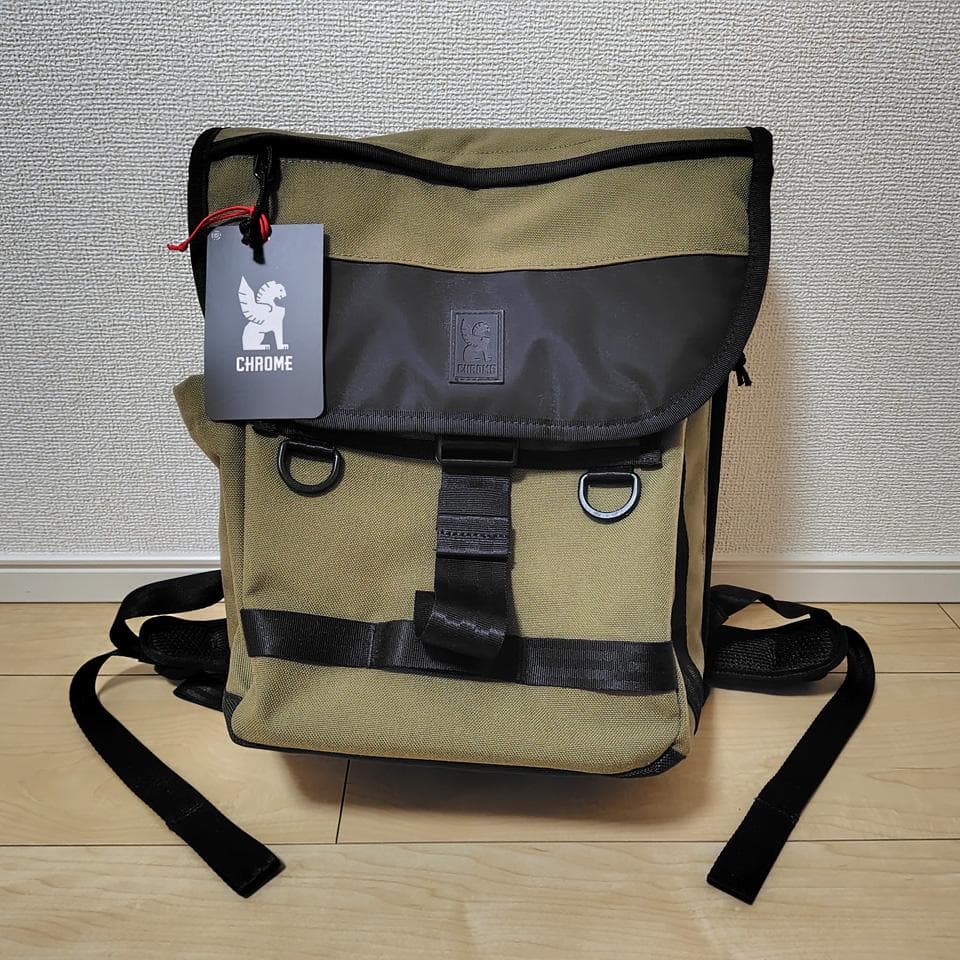 【ブロンプトン】バーサタイルバックパック 2.0（カーキ）＋バッグフレーム