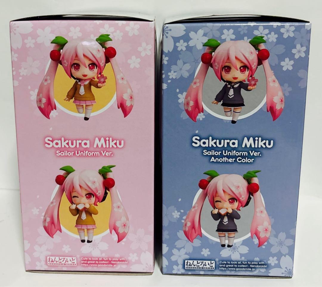 新品　グッドスマイルカンパニー ねんどろいど 初音ミク　桜ミク　2体セット