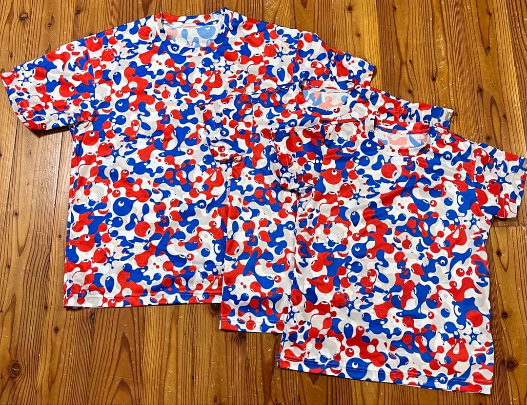 ミズノ 【大阪・関西万博】EXPO2025総柄Tシャツ3枚、M.150.150