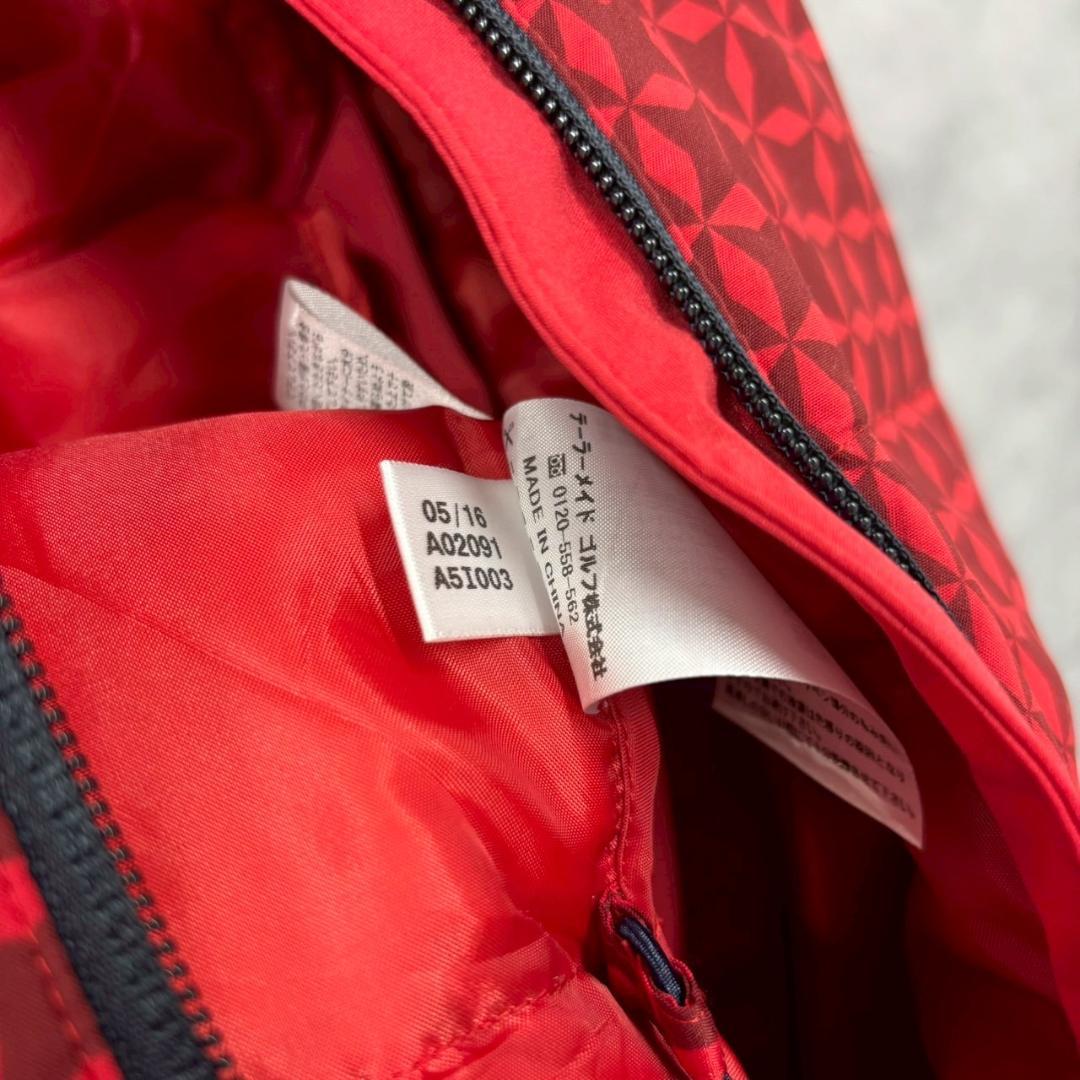 adidas GOLF 中綿 総柄 ダウンジャケット 防寒 N2328