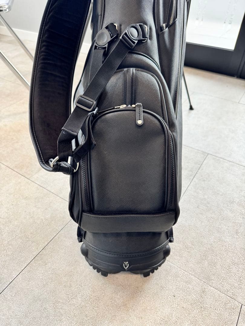 美品Vessel スタンドバッグ ブラック　キャディバッグ