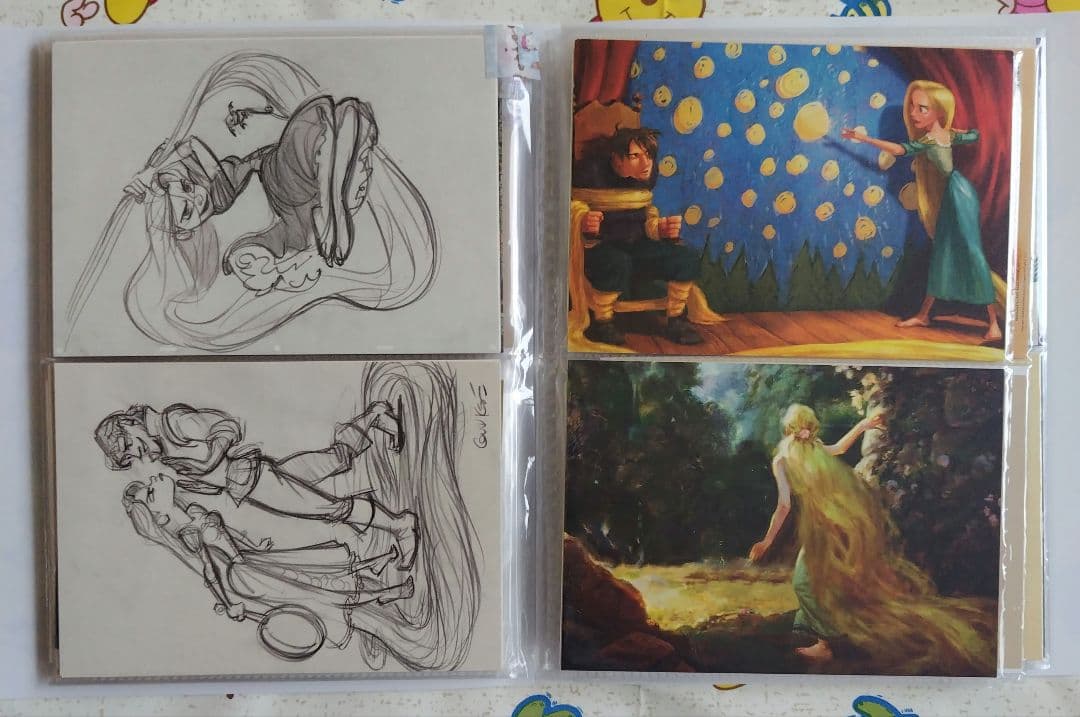 ディズニーポストカードまとめ売り　 （ファイル①）