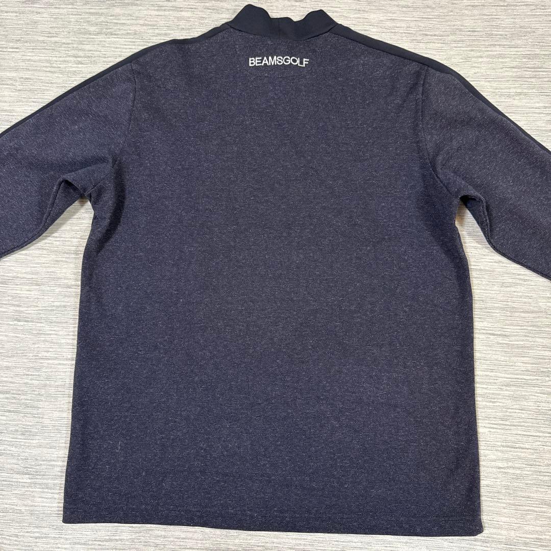 美品　BEAMS GOLF 長袖ニットモックネックシャツ　XL