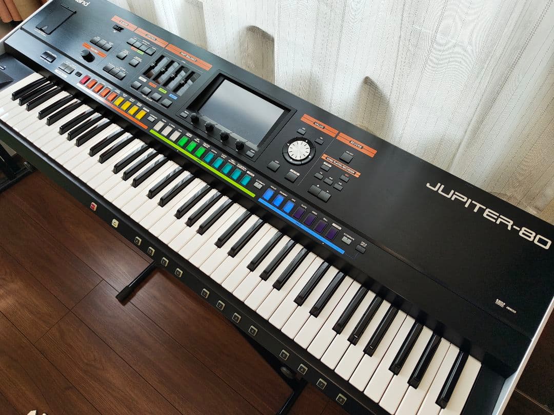 Roland JUPITER-80 シンセサイザー＋ゲーターフライトケース付き