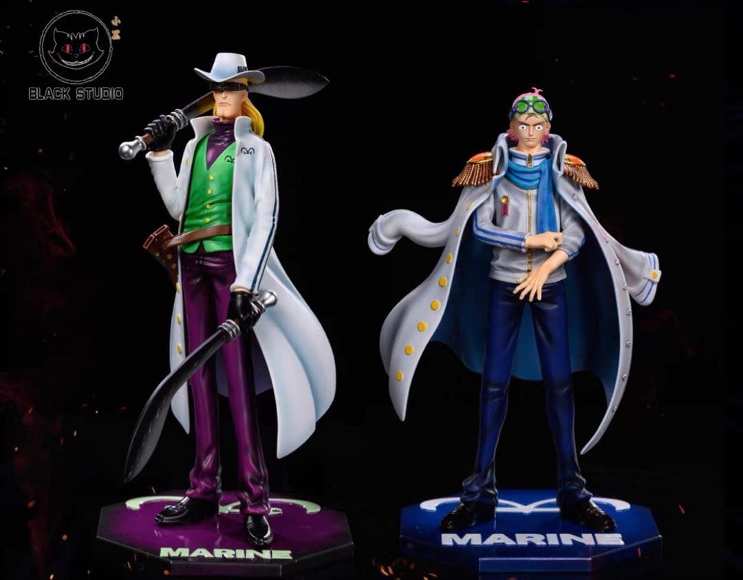 ワンピース コビー ヘルメッポ ガレージキット ガレキ スタチューX①