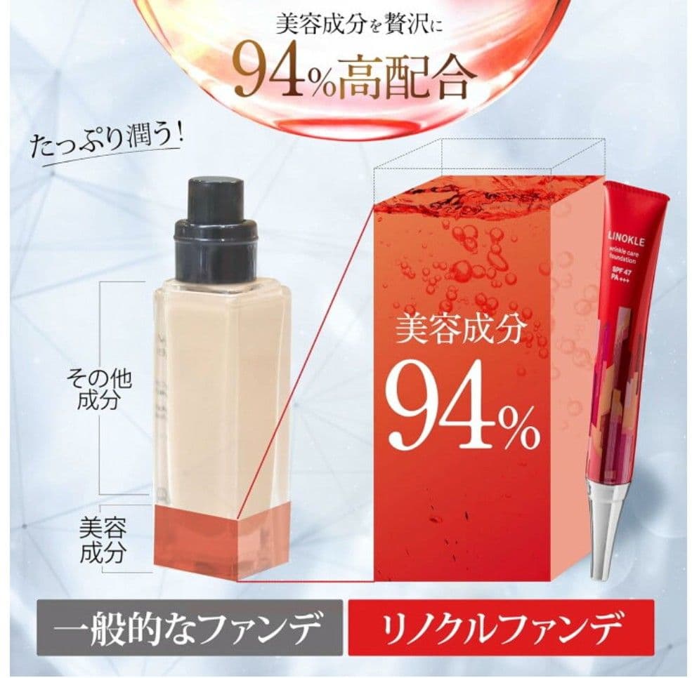 【タカコ】LINOKLE しわケアファンデーション 3本セット