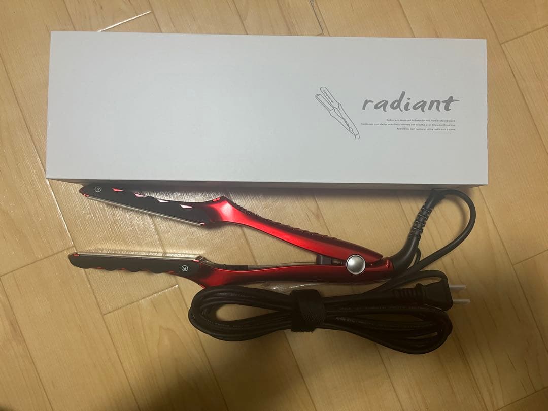 radiant ストレートヘアアイロン 28mm 箱・保証書付き