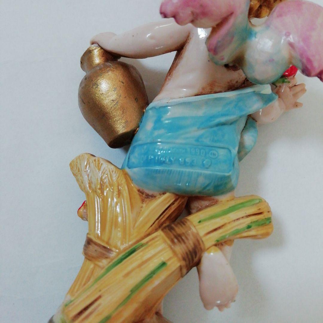 イタリア製　天使　樹脂製　4点セット