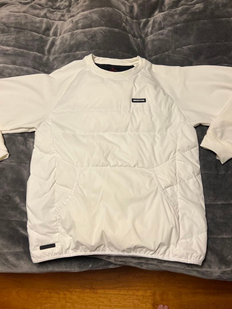 BRIEFING ホワイト ダウン ジャケット TAION サイズL