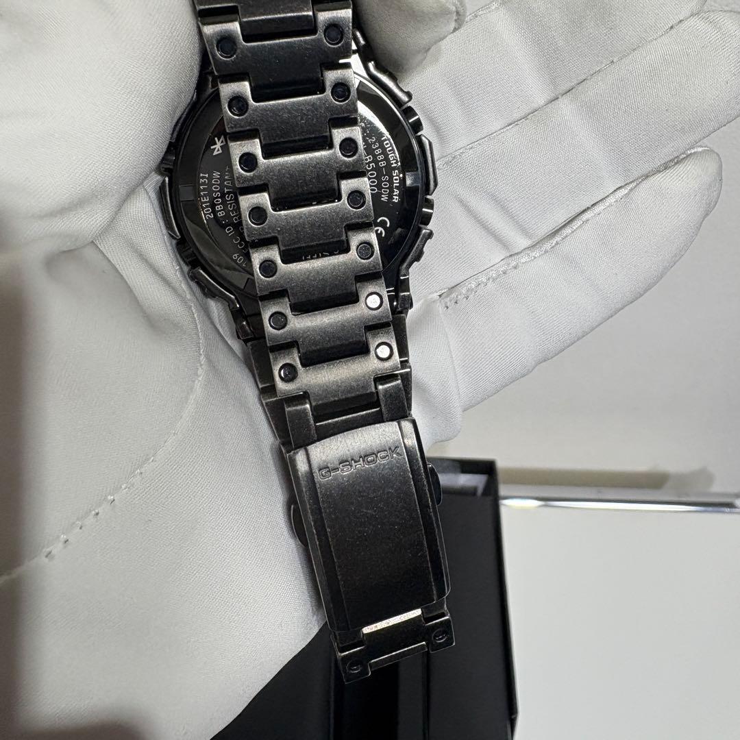 生産終了 G-SHOCK フルメタル エイジド加工 GMW-B5000V-1JR