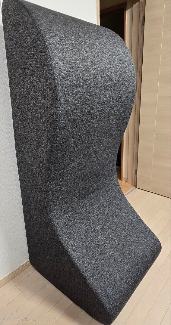 【引取のみ】Vivon くつろぎチェア 低反発 ダークグレー