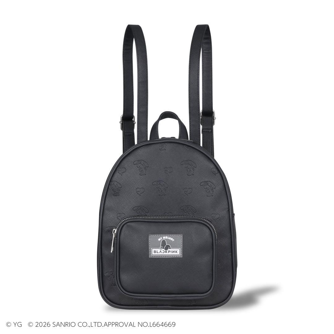 【BLACKPINK】MYMELODY マイメロ ミニバックパック 黒