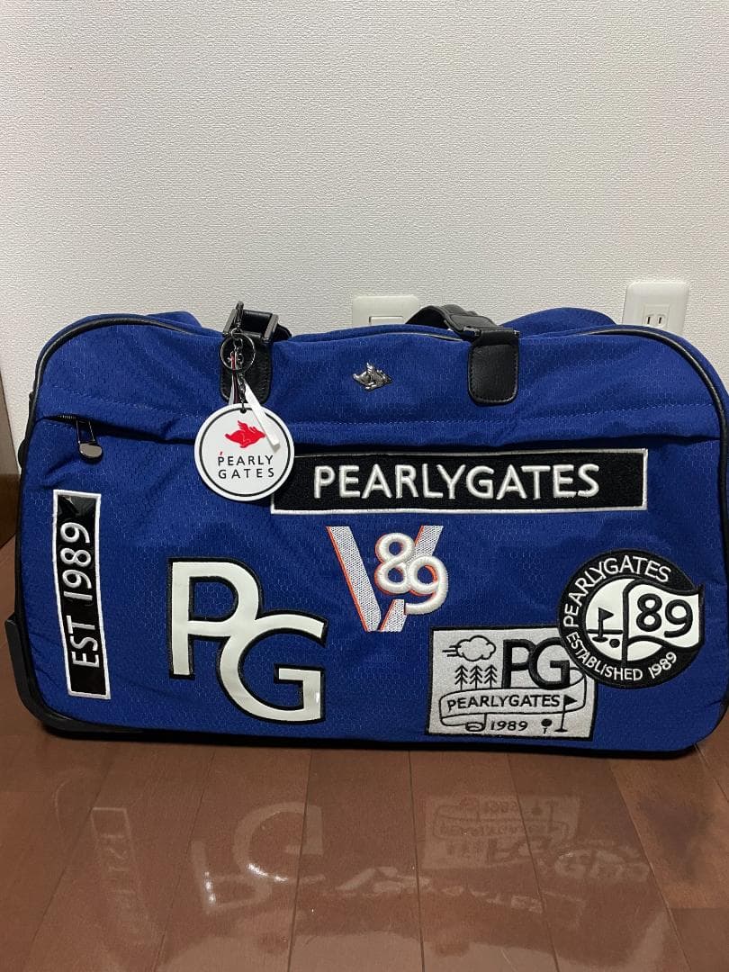 ★未使用美品★パーリーゲイツPERLYGATESキャリー付きボストンバッグ