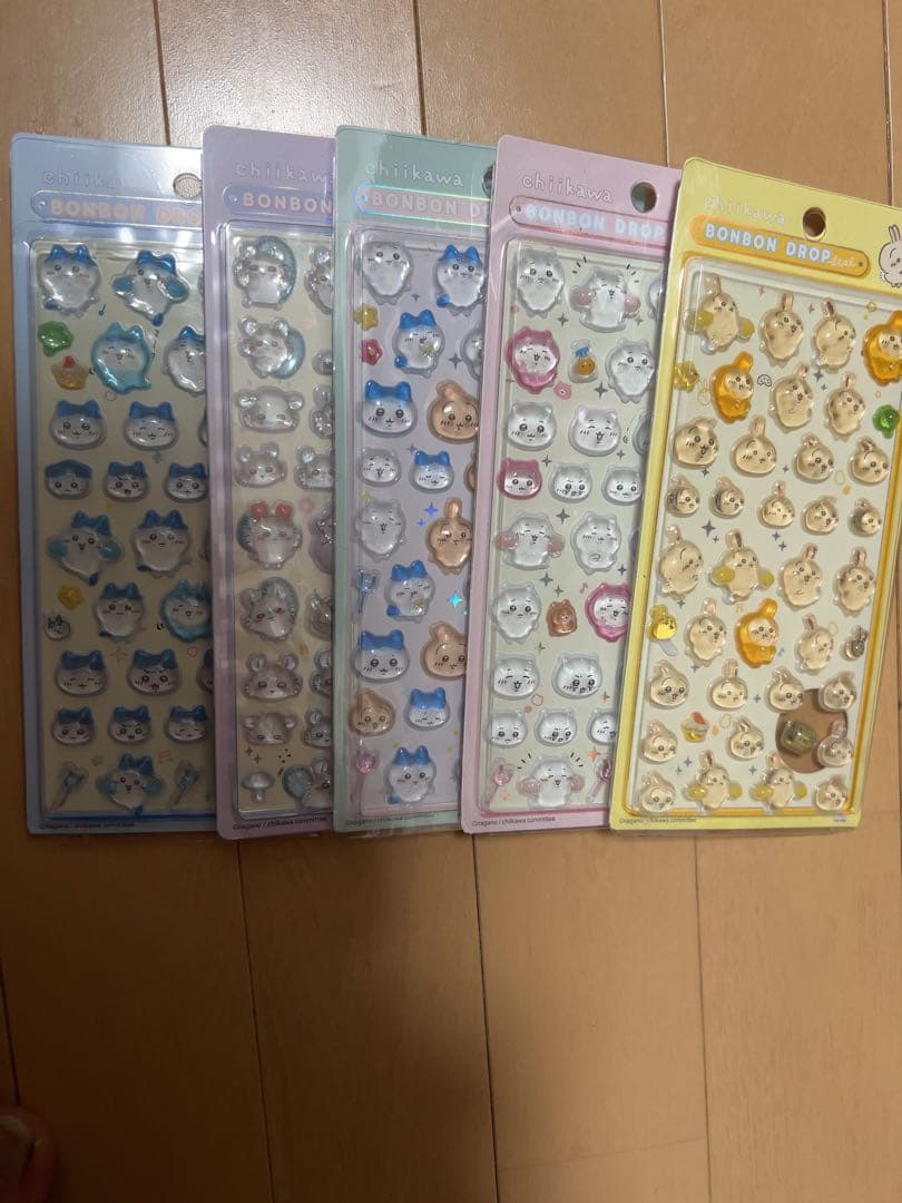 【正規品】ボンボンドロップシール　ちいかわ5種セット