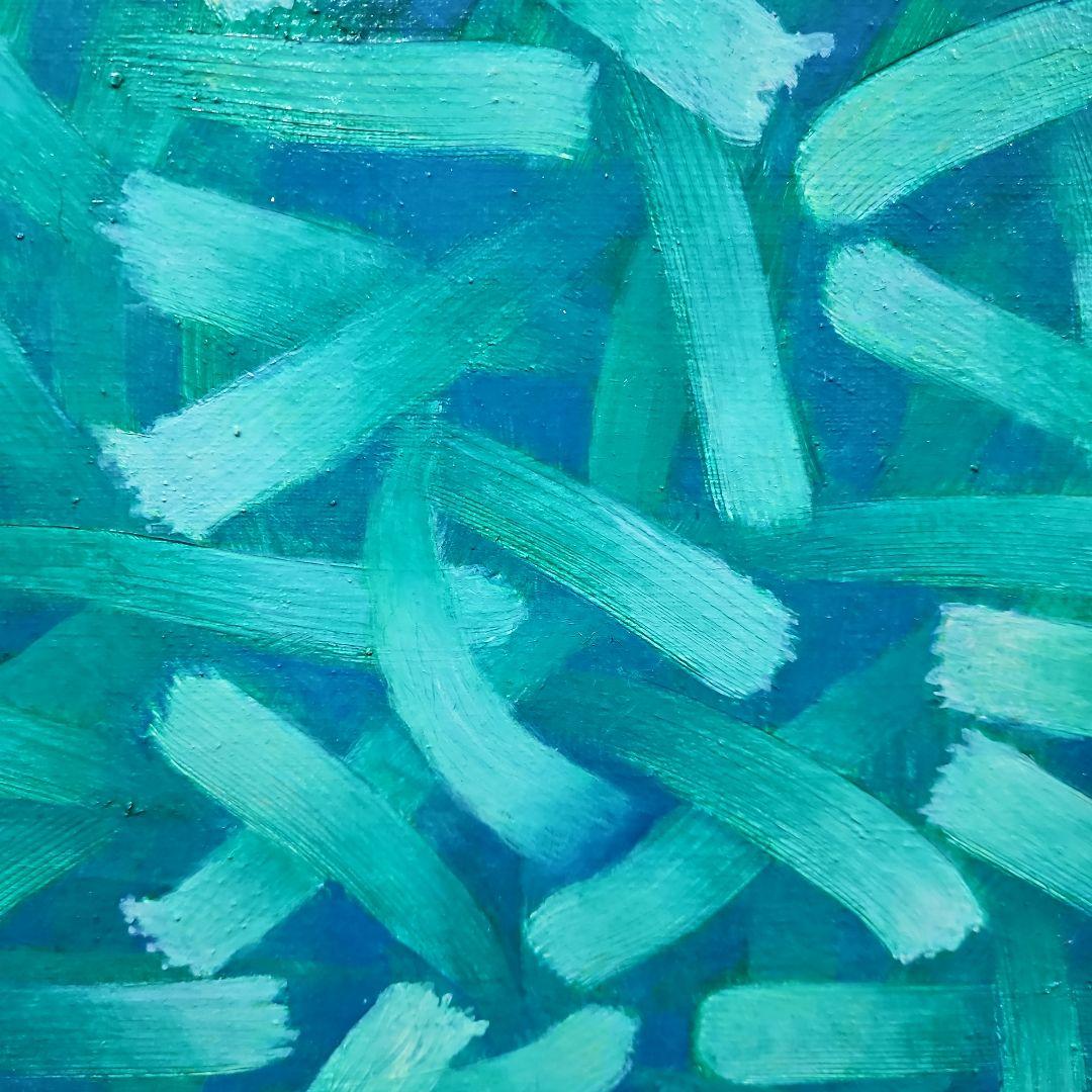 「旺盛」　加藤將信　油絵抽象油彩画 　F２０号