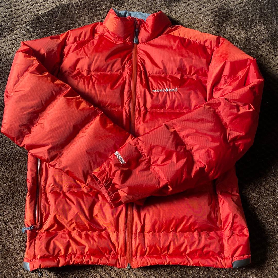 mont-bell パーマフロストライトダウンジャケット M オレンジ