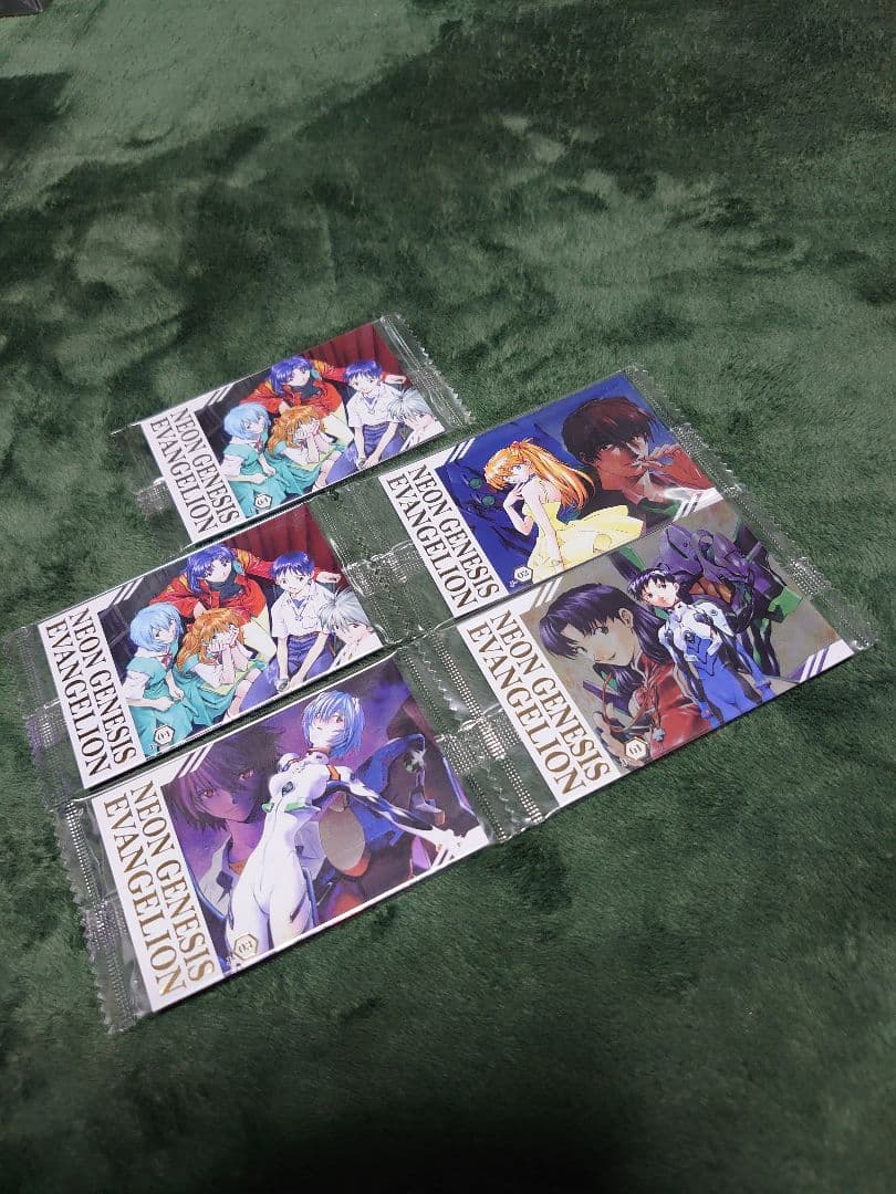 希少品 chap.1&2&3のみ 内袋未開封 エヴァンゲリオンウェハースカード