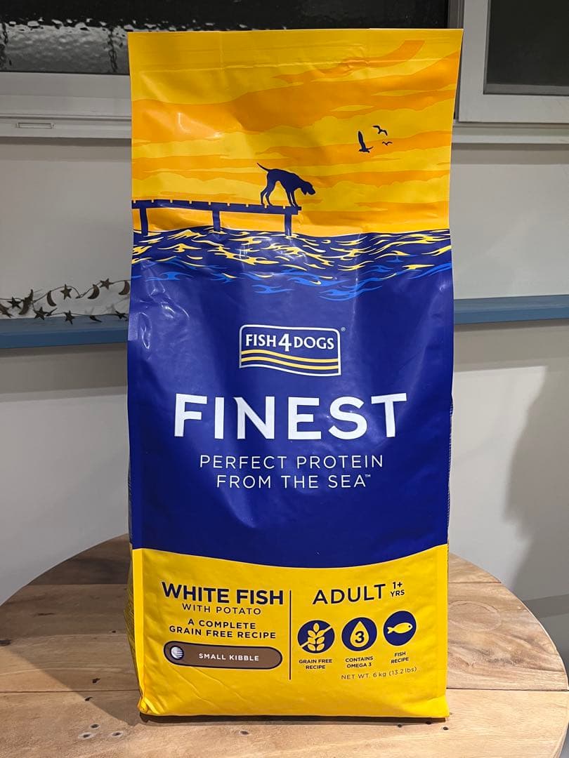 フィッシュ４ドッグ　オーシャンホワイトフィッシュ　小粒　6kg
