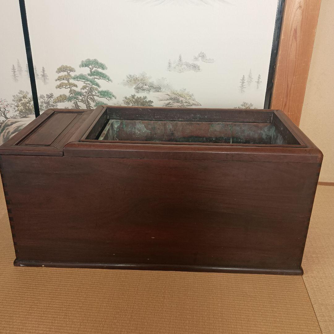 ★希少★ 関東火鉢 長方形 レトロ 骨董品 レア 送料込み