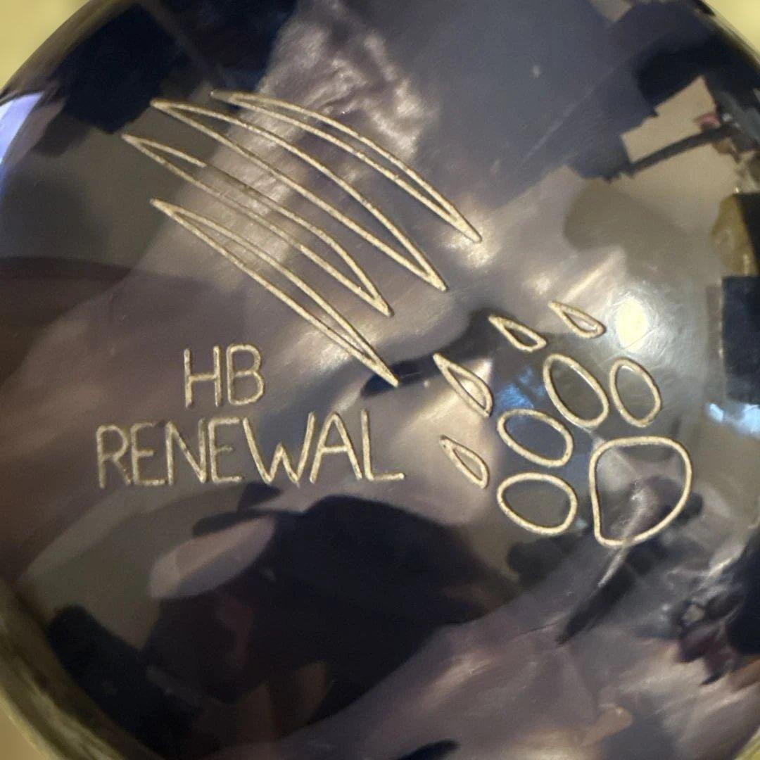 ハニーバジャーリニューアル　ボウリングボール パープル系