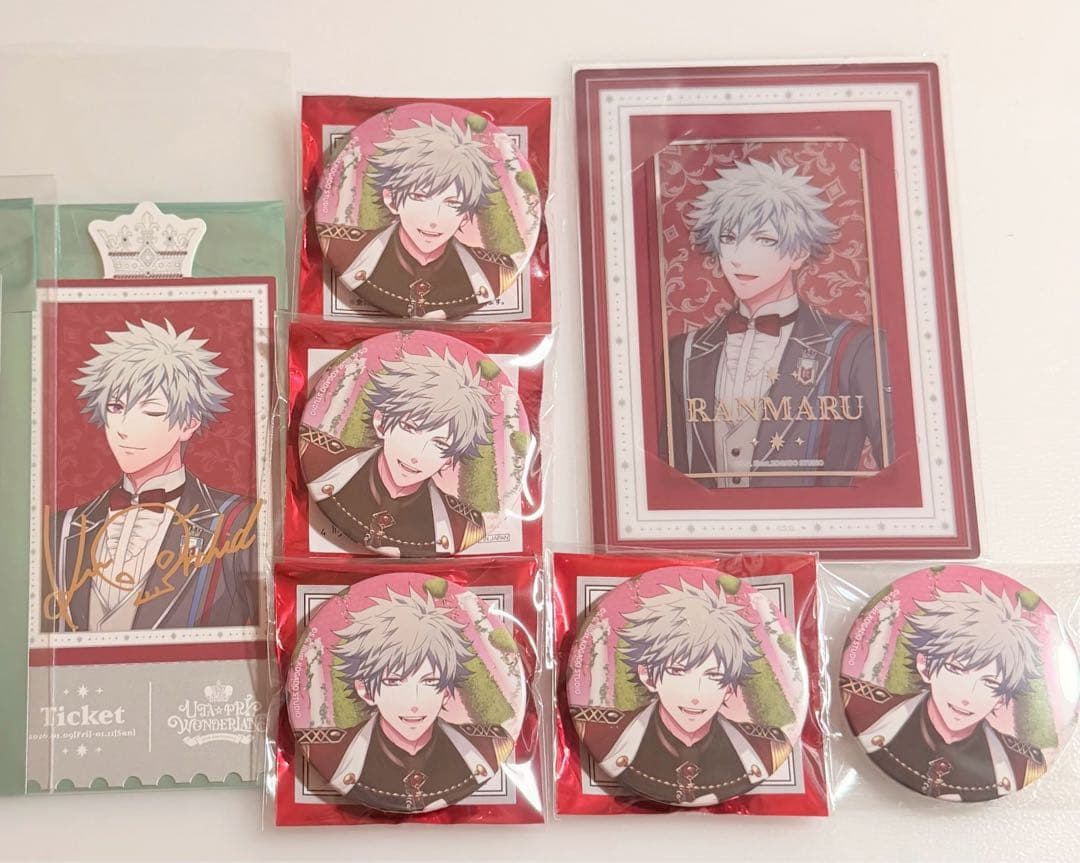 うたプリ ワンダーランド 缶バッジ 15th Anniversary 黒崎蘭丸