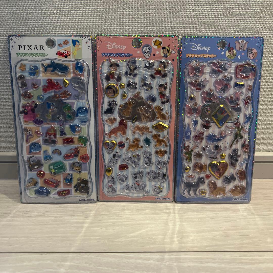 正規品 プチドロップステッカー プチドロ ディズニー 6枚セット