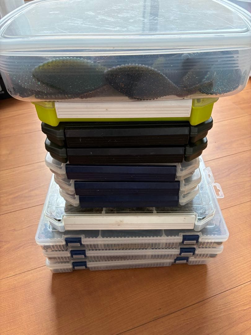 ソフトルアーワームセット 大量　バス釣り引退