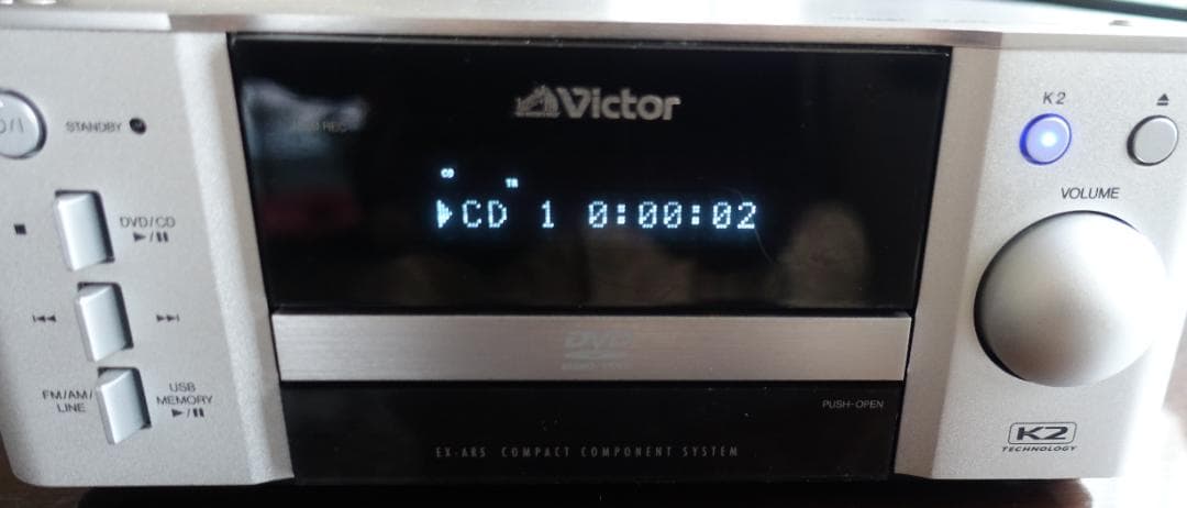 Victor コンパクトコンポーネント DVDレシーバー CA-EXAR5