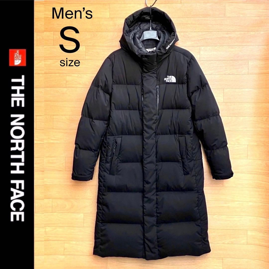 ノースフェイス ダウンコート S ロングダウン 黒ダウンジャケット ベンチコート