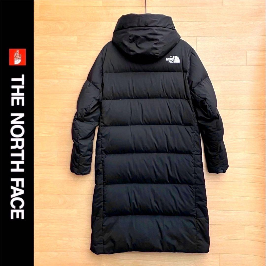 ノースフェイス ダウンコート S ロングダウン 黒ダウンジャケット ベンチコート