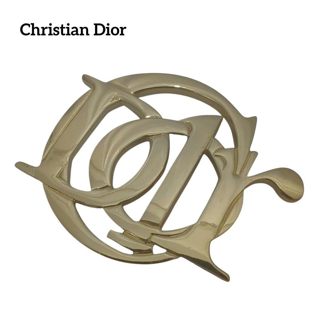 Christian Dior ディオール ロゴ ブローチ