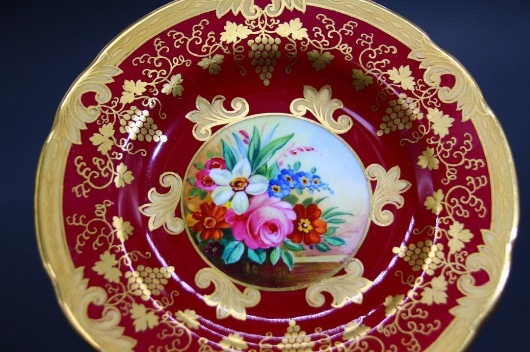 レア ウェッジウッド ARTHUR HOLLAND氏サイン アンティーク トリオ