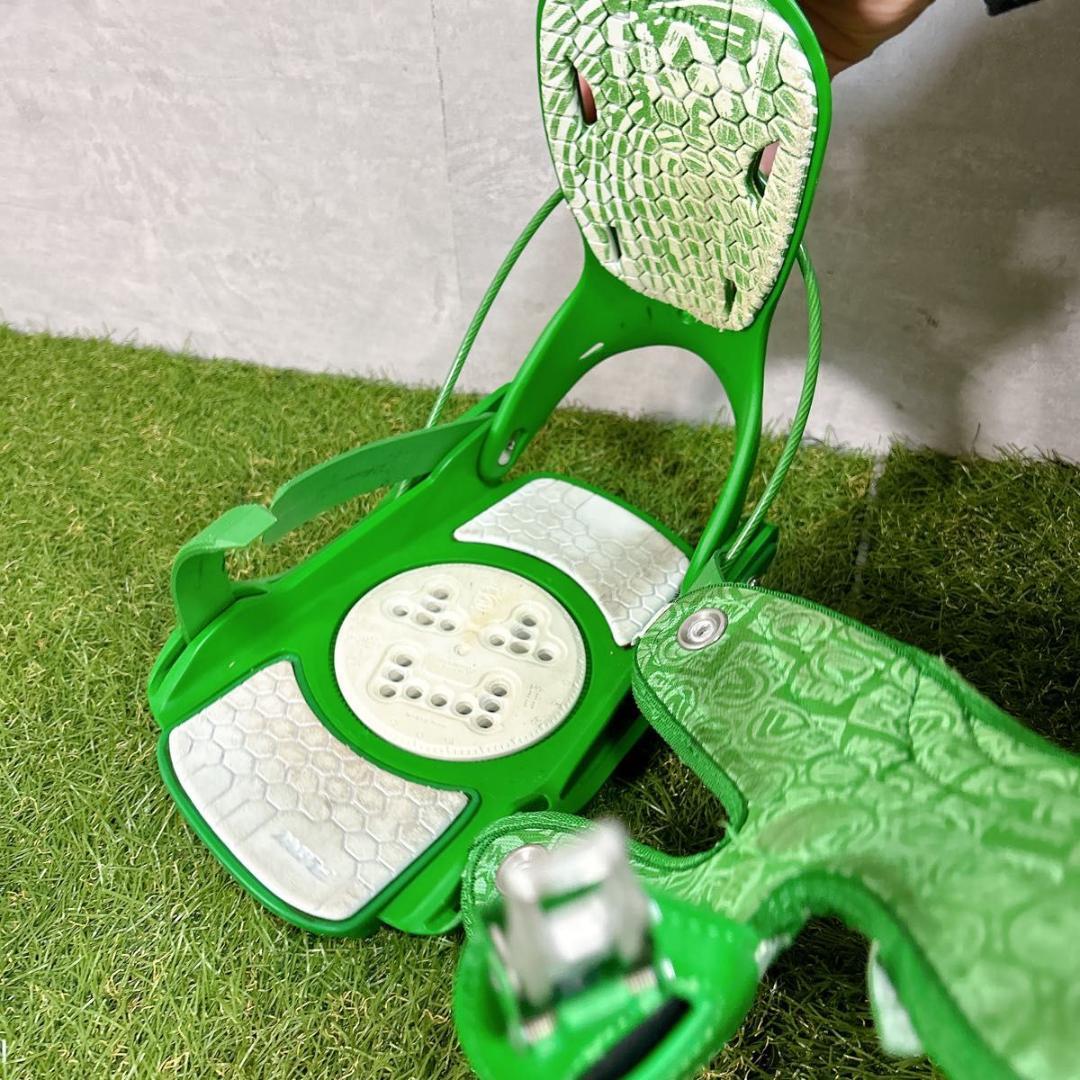 FLOW ビンディング　フロー　Mサイズ　グリーン　バインディング　スノーボード