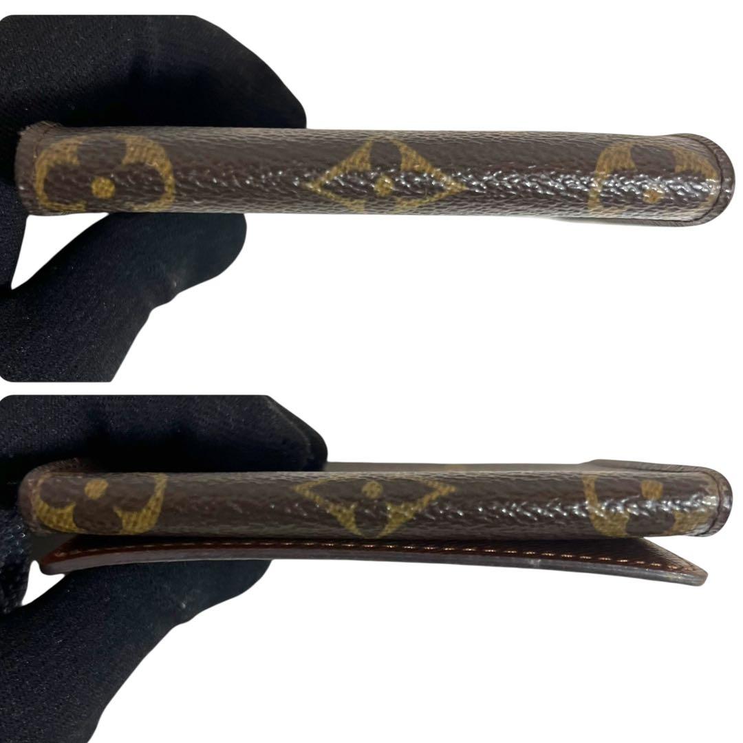 ルイヴィトン カードケース 名刺入れ モノグラム アンヴェロップ ブラウン 茶