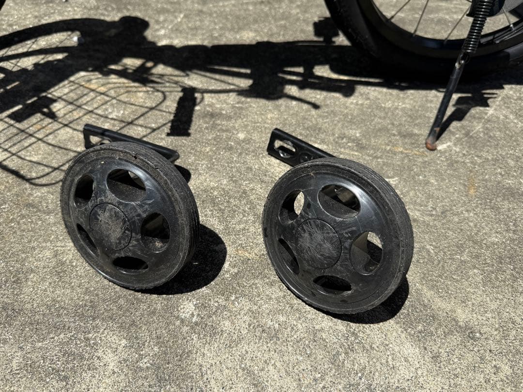 HUMMER 幼児用自転車 イエロー 前カゴ、補助輪付き