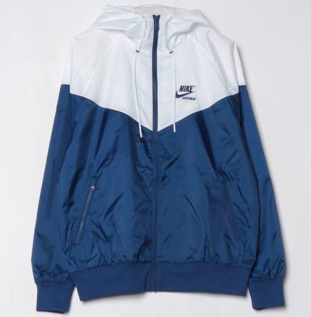 ナイキ ウーブン 上下セット ウィンドランナー ナイロンパンツ 新品 S 青白