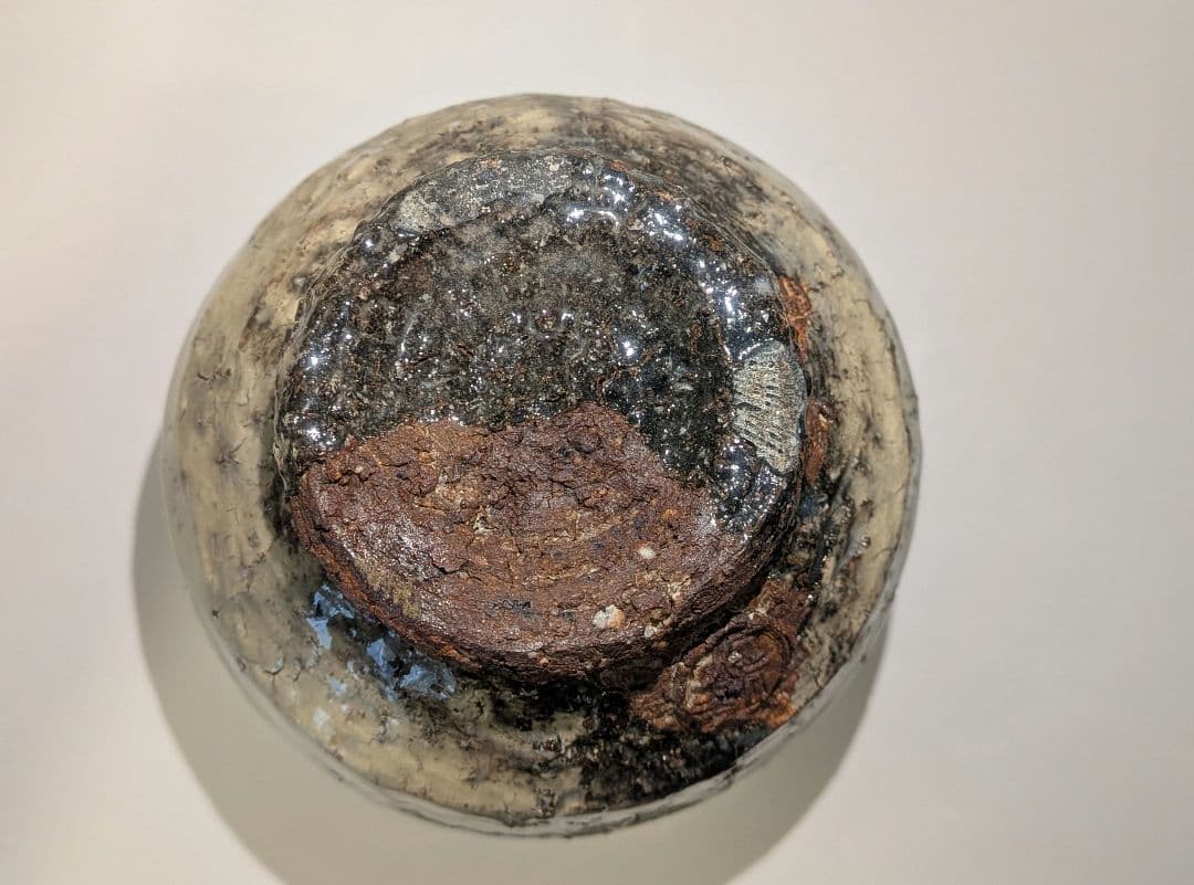 茶碗　二代山岡徹山作　香春窯　上野焼　茶道具表千家裏千家千利休　徹山窯