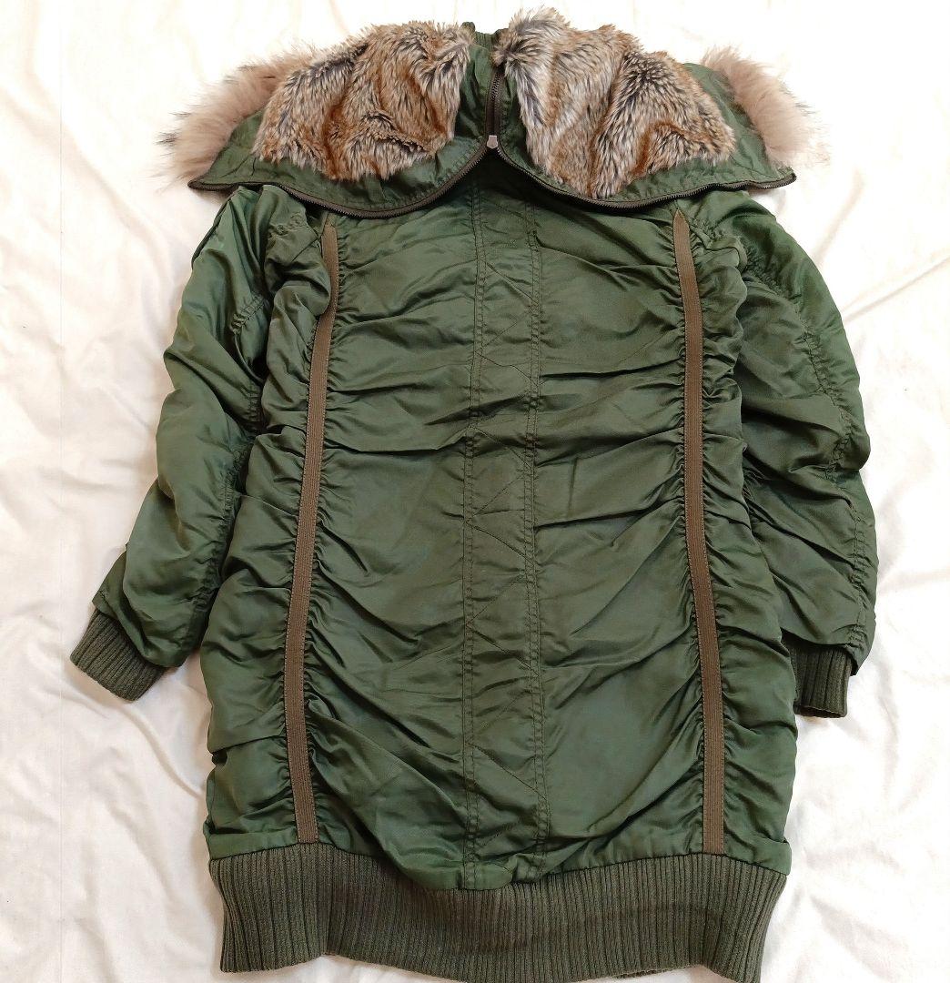 【美品】Avirex Ltd ラクーンファー　モッズコート L-2B ロング丈