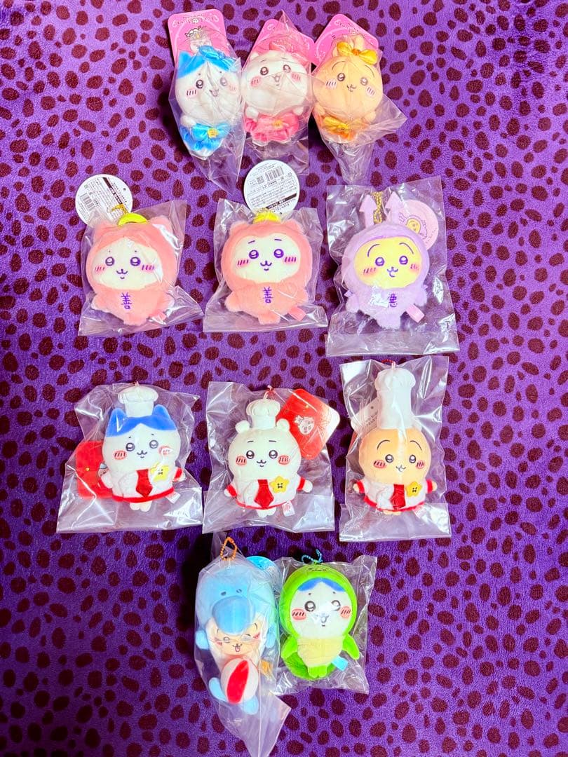 新品 未開封 未使用 ちいかわ マスコット 11点セット グレイパーカーサービス