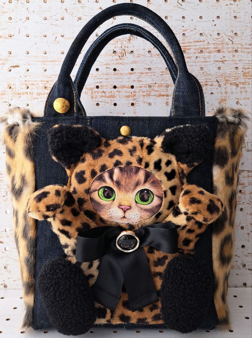 C*t様 コヤンイサムチョン　リトルサンダー　デニムリメイクトートバッグ