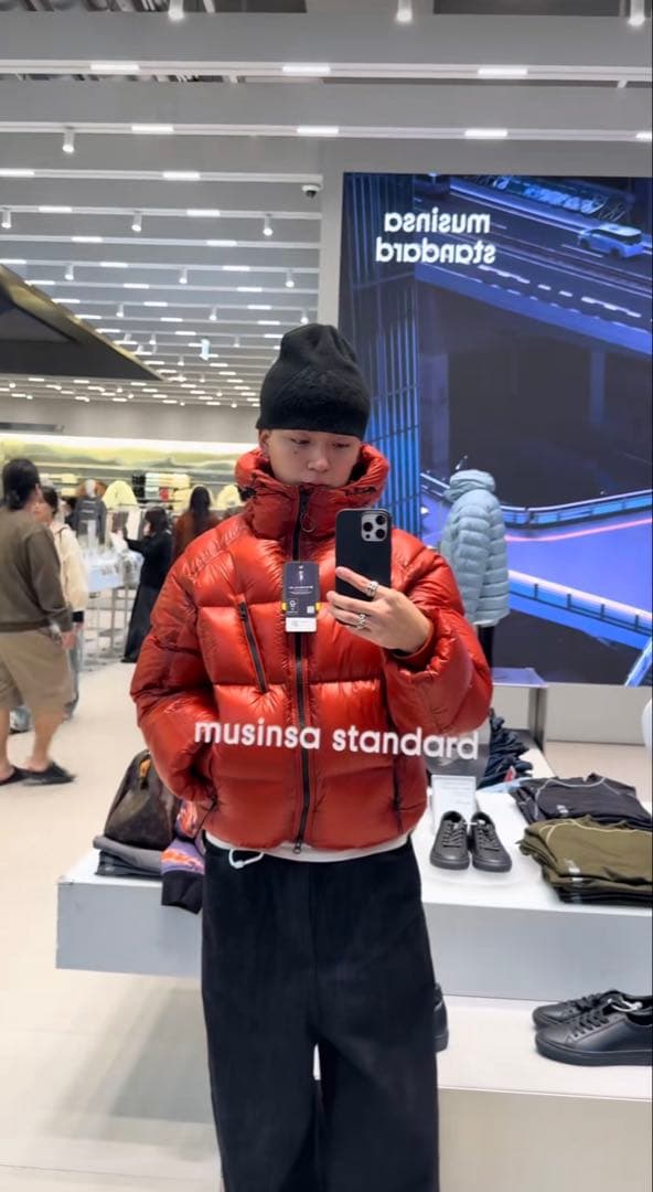 かつき君着用　MUSINSA standard ダウン　M