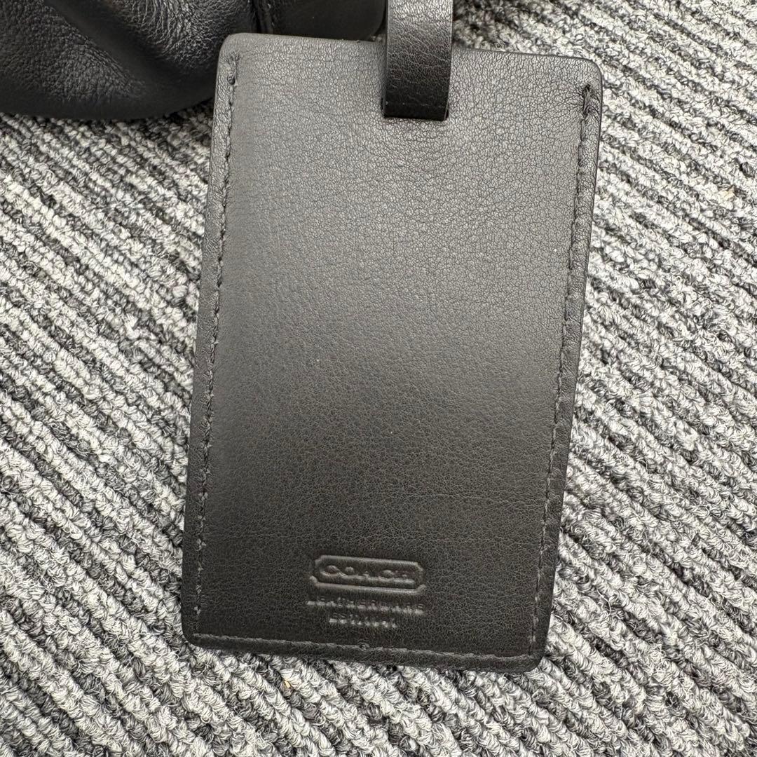 美品　コーチ　COACH F05404 ボストンバッグ　鍵付き　大容量　レザー