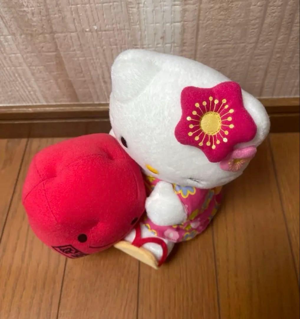 美品 ご当地キティ ハローキティ 紀州梅 和歌山限定 ぬいぐるみ