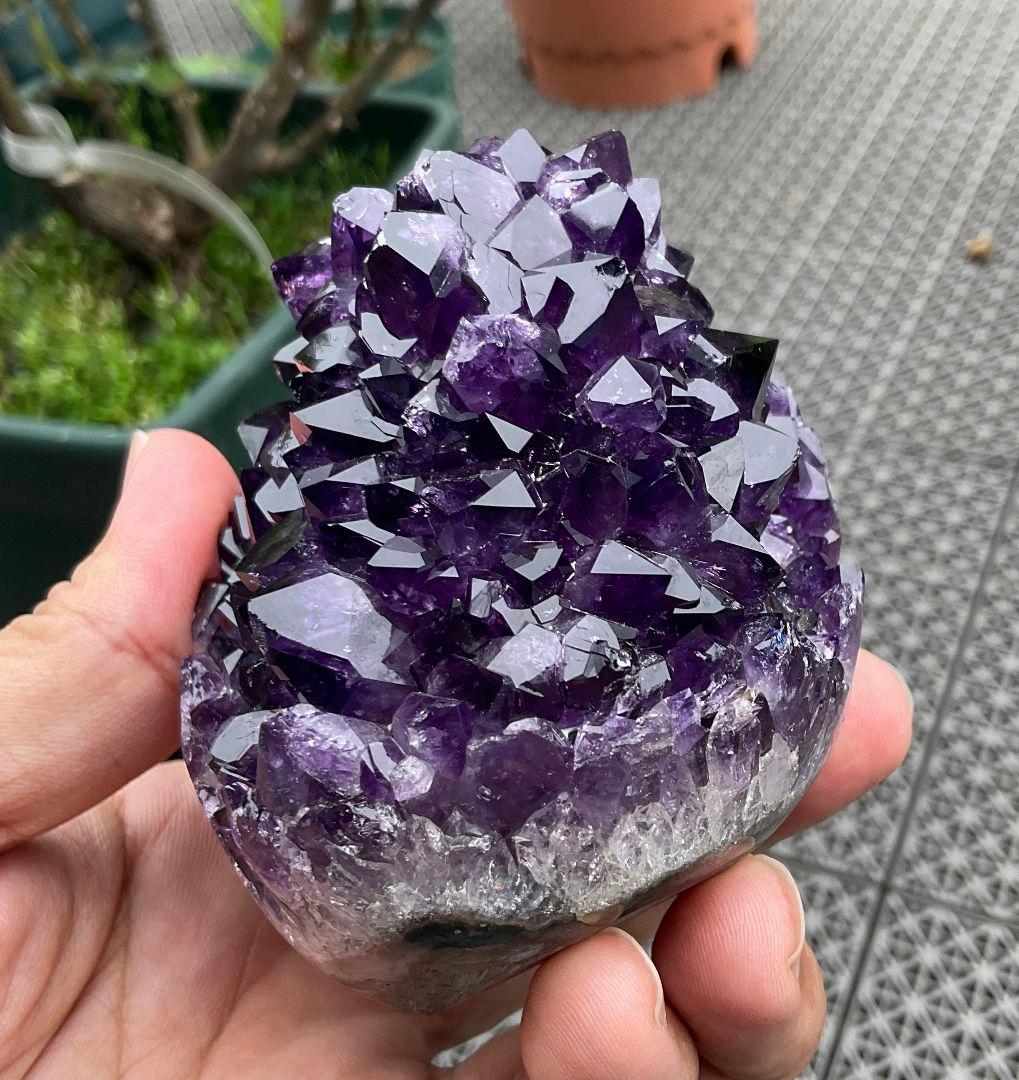 【トップグレード】天然石 ウルグアイ産 アメジストフラワー